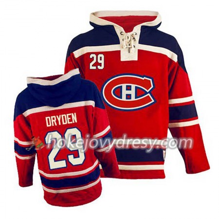 Montreal Canadiens Ken Dryden 29 Červená Sawyer Mikiny Hooded - Pánské
